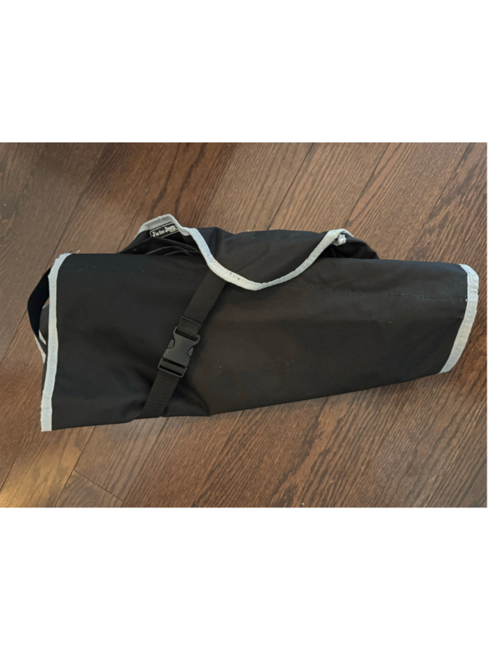 J is for Jeep Back Seat Car Organizer Travel Storage Caddy Black Gray Baby Kids - Picture 5 of 5